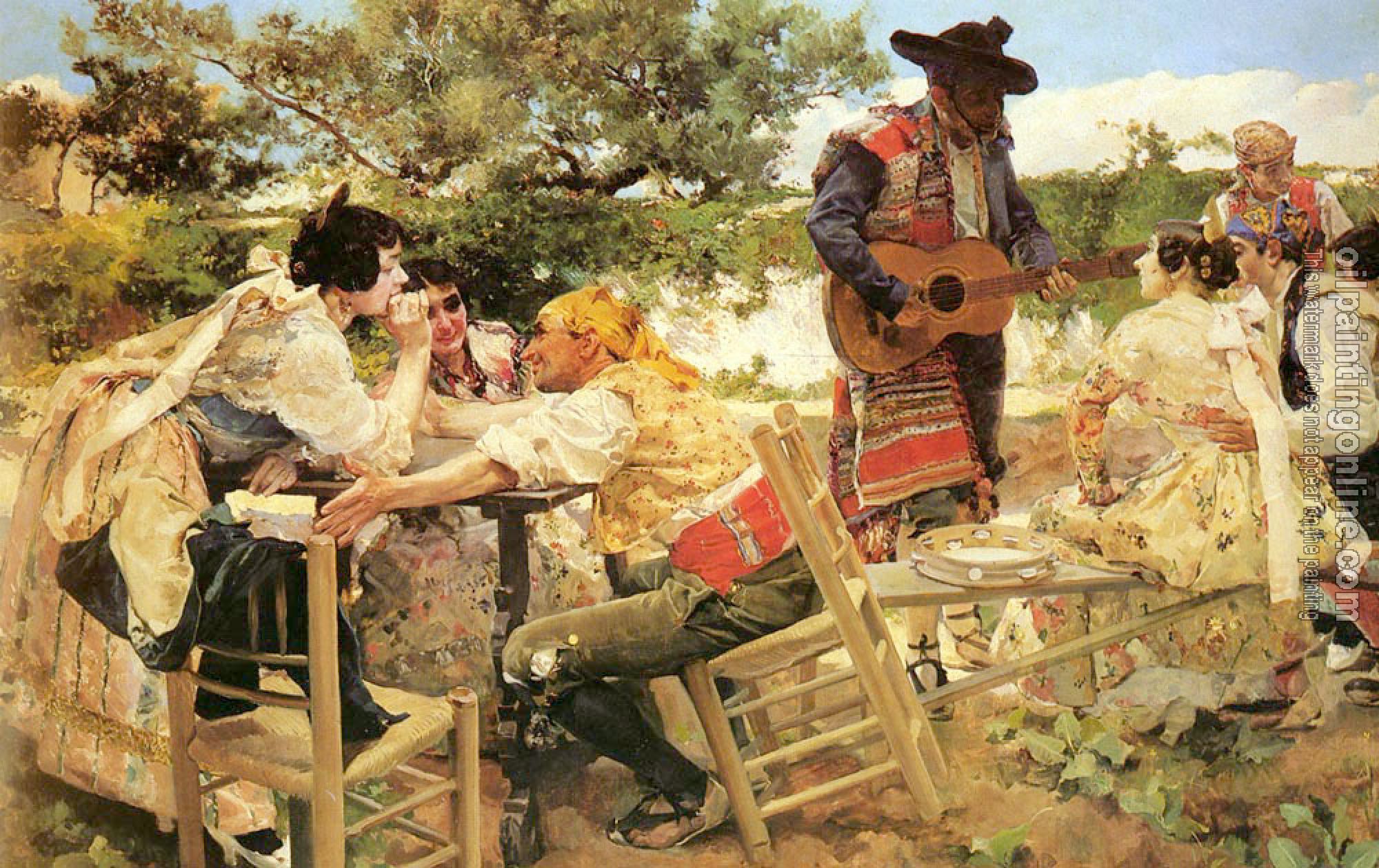 Joaquin Sorolla y Bastida - Escena Valenciana